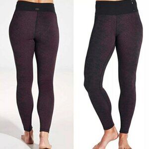 Calia Snake Print Leggings‎ S Maroon Purple Black